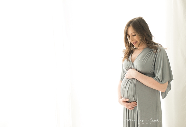 A mama dances in a room filled with light and love, dreaming of her new baby.