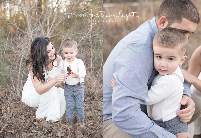 A boy hugs his daddy | Natural Light Photography In Houston | Moments In Life Photography