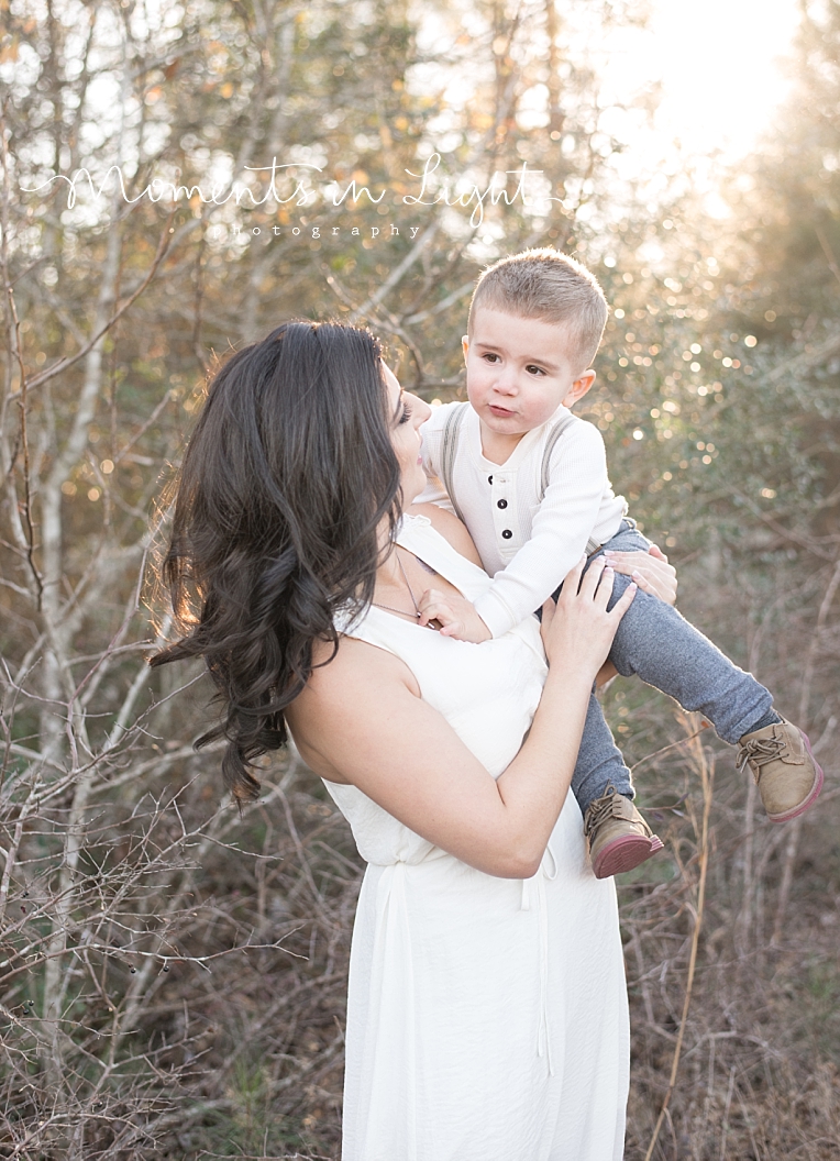 A mom plays with her son | Natural Light Photography In Houston | Moments In Life Photography