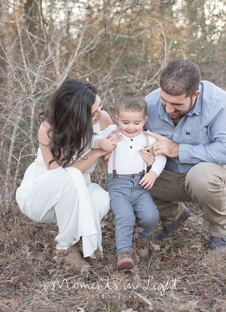 Parents tickle their son | Natural Light Photography In Houston | Moments In Life Photography